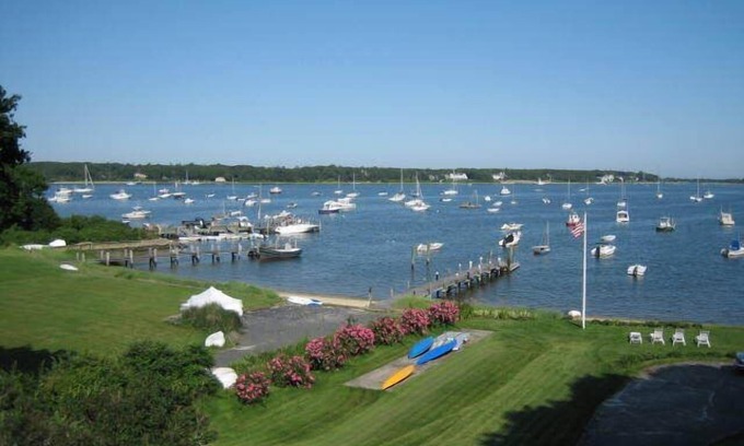 Cotuit House | Location, Location -beachfront property overlooking Cotuit Harbor.