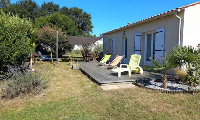 Cravans House | Location Maison 60 m2 Avec Jardin Proche Plages Meschers Royan
