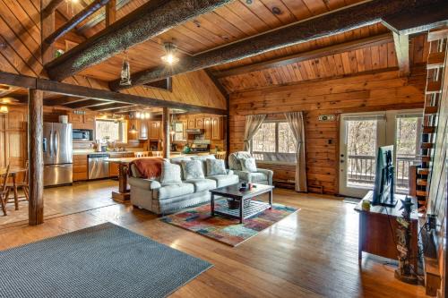Lock Haven House | Lock Haven Cabin with Wood Stove and Mountain View!