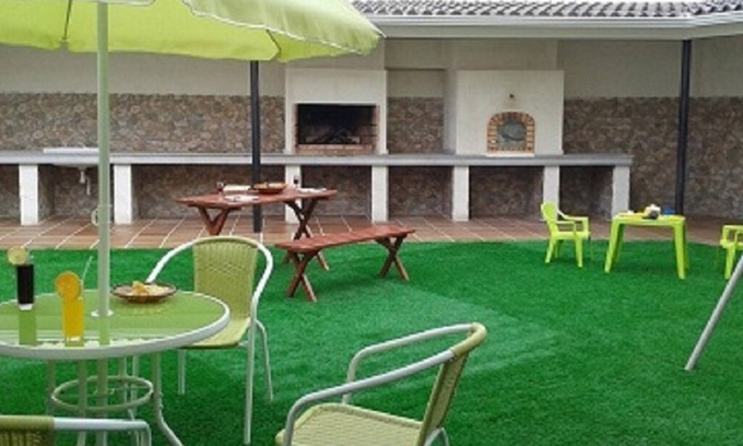 Zarza de Granadilla Ski Chalet | Lodging AT-CC-00296,Extremadura,garden,private garage,air conditioning, hydromassage, air conditioning, heating, air conditioner, heating, air conditioner, heating, air conditioner, heating