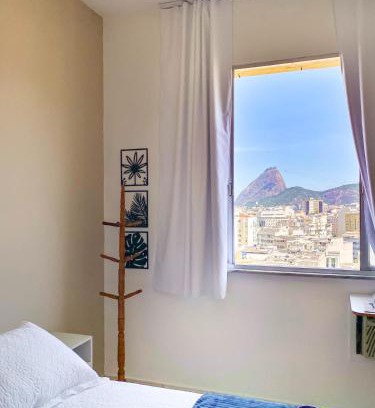 Catete Apartment | Loft com vista pro Pão de Açúcar! A/C, Wi-Fi, TV