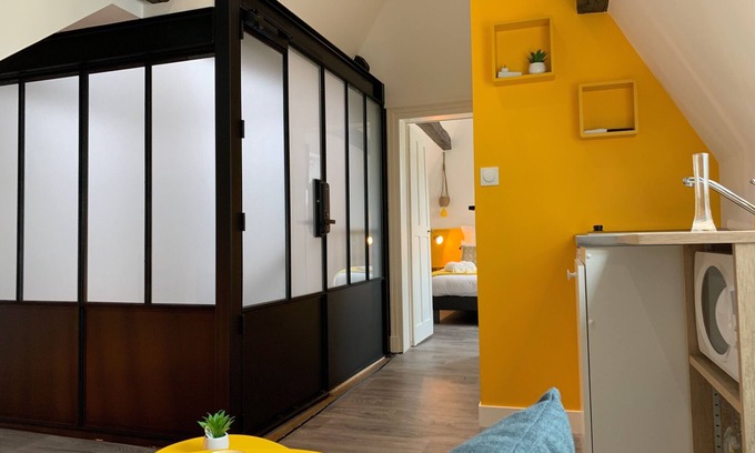 Angers Apartment | Loft-Exclusive-Private Bathroom-Landmark view-Dern