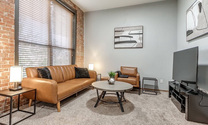Bartlesville Apartment | Loft in the heart of Downtown in Historic Building!