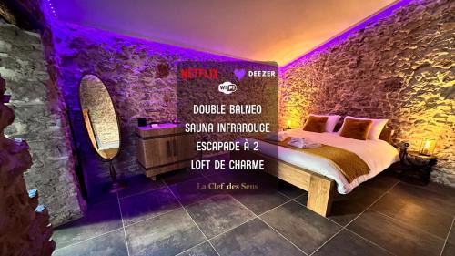 Tourves Apartment | Loft Romantique la Clef des Sens - Sauna et Balnéo privatifs