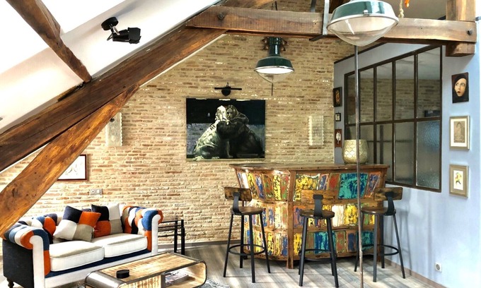 Sarlat-la-Caneda Apartment | Loft Stella Matutina -2p - ascenseur - climatisation