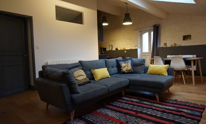 Beauzelle Apartment | Loft-style apartment - 80m2, quiet, close to Airbus and MEETT