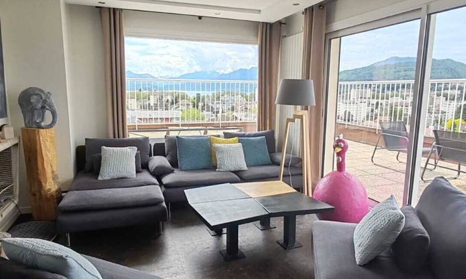 Annecy Apartment | Loft - Toit Terrasse Panoramique Avec Vue à 360°
