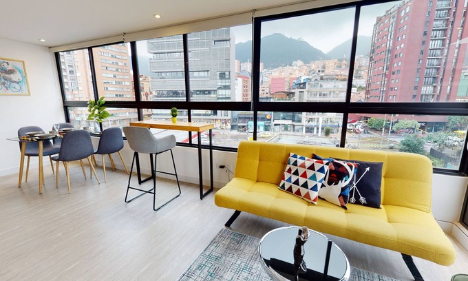 Chapinero Apartment | LOFT TYPE APARTMENT IN CHAPINERO WITH MOUNTAIN VIEW