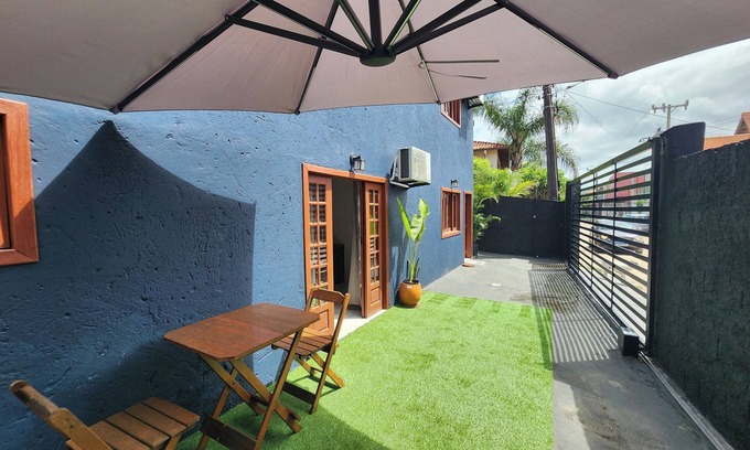 Campeche Sul Apartment | Loft with full kitchen and balcony 50m from Campeche beach and air conditioning