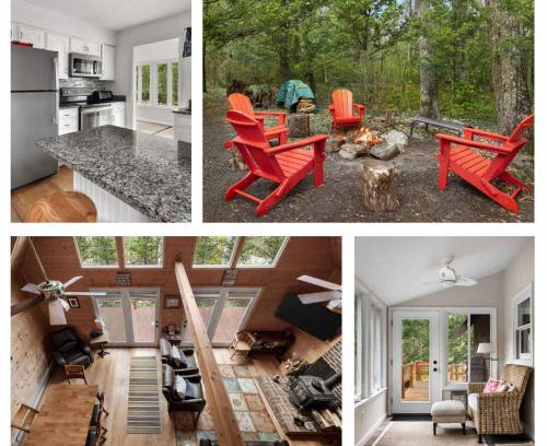 Hedgesville Ski Chalet | Loft Wood Stove Fire Pit Grill & Deck on Creek
