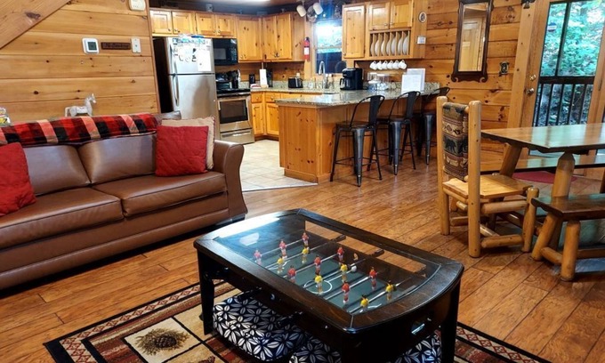 Pigeon Forge Cabin | Log Cabin near the Parkway; Five Star Clean/Sanitized; No Contact Entry