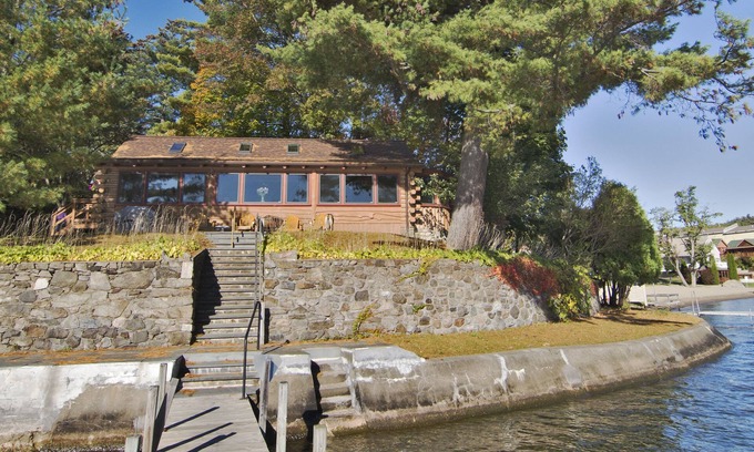 Lake George House | Log Cabin on Lake George, Dock Space
