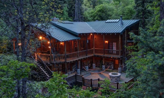 Sundance Cabin | Log Cabin On The Stream w/hot tub Mountain Cabins Utah