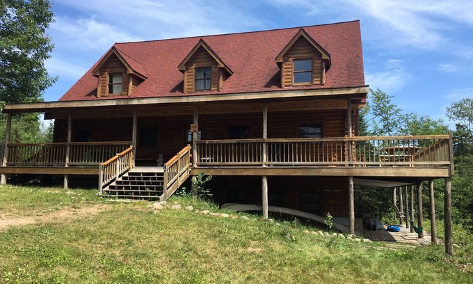 Hayward Cabin | Log Home in the NATIONAL FOREST. ATV/SNOWMOBILE TRAIL CROSS OUR PROPERTY