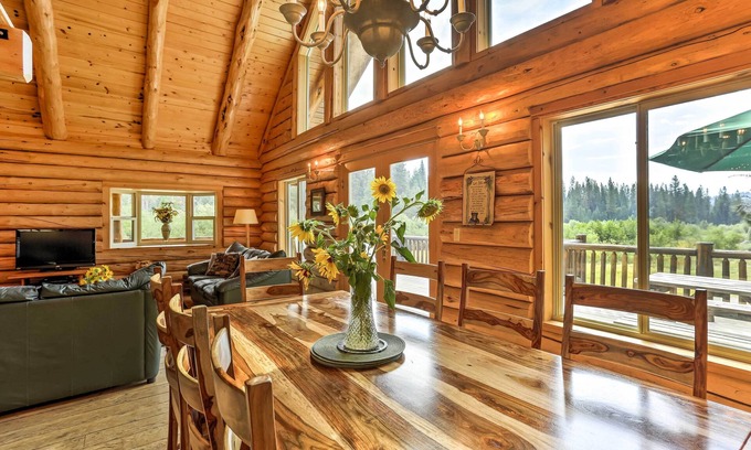 McCloud Cottage | Log Home on 60 Private Acres By Mt Shasta Ski Park