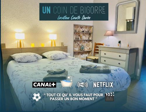 Tournay House | Logements Un Coin de Bigorre - T2 de campagne - Canal plus & Netflix - Wifi fibre - Centre village