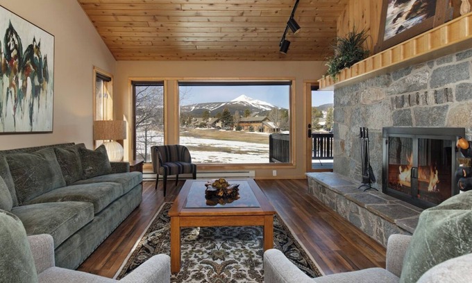 Big Sky Meadow Village Condo | Lone Peak Lookout l Big Sky Golf Course