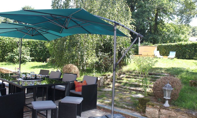 Val-d'Oust House | Longère de Quily en Brocéliande 5 bedrooms 12 sleeps + Nordic bath/SPA