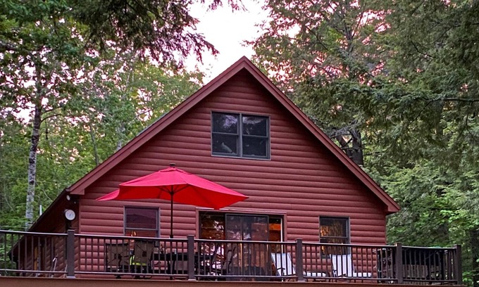 Rome House | Long Pond in Belgrade Lakes Region Maine Sleeps 12