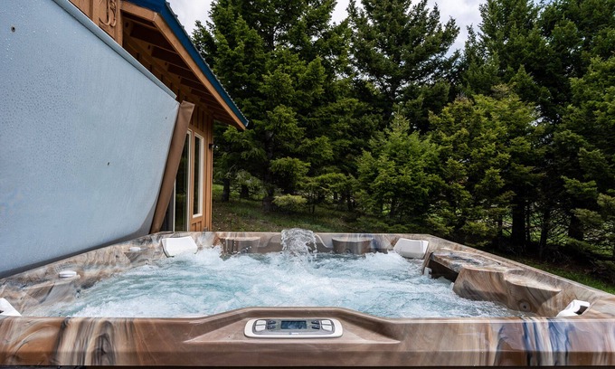 Bozeman House | Look Down - Perched on a mountain with hot tub between Livingston and Bozeman