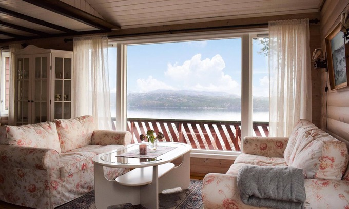 Stord House | Look forward to a vacation with fantastic views in this beautiful vacation home in Norway.