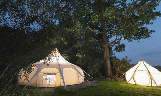 Bromsash Cabin | Lotus Belle Tents sleeping up to 7 Guests