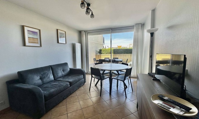 Courseulles-sur-Mer Apartment | Loubapa, first floor with terrace