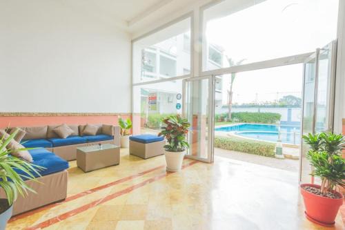 Skhirat Plage Apartment | lovely 2 bedroom vacation home with pool/beach