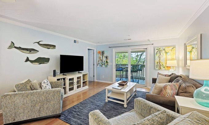 Seabrook Island Condo | Lovely 2BR Seabrook Villa, MARSH Views! POOL Access!