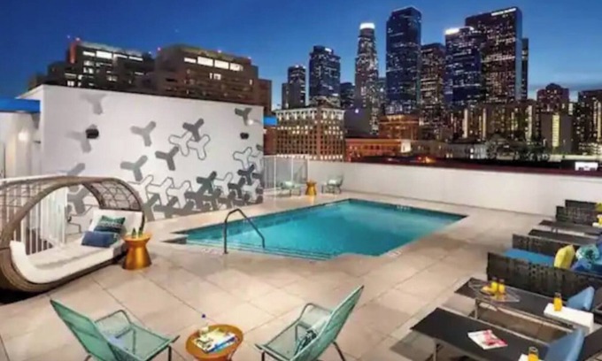 Little Tokyo Apartment | Lovely 3BR Apt w/Balcony & Rooftop Pool + Views