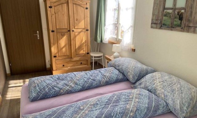 Ruedisbach Apartment | Lovely apartment for 4 people with WIFI, TV, balcony and pets allowed