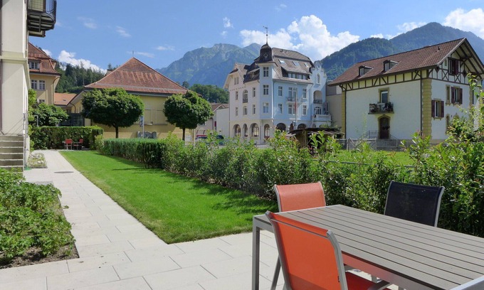 Central Interlaken Apartment | Lovely apartment for 2 people with WIFI, TV, patio and parking