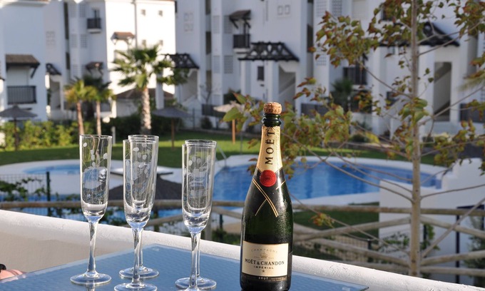 San Luis de Sabinillas Apartment | Lovely apartment with large terrace facing the pool. Walking distance to everything.