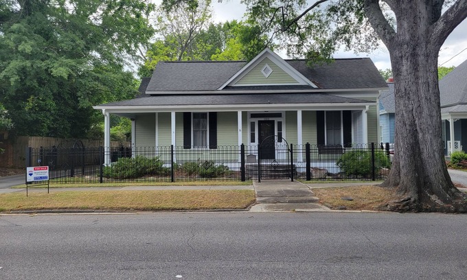 Lumberton House | Lovely fenced and gated 3-bed/2 bath home on beautiful Elm lined Main Street.