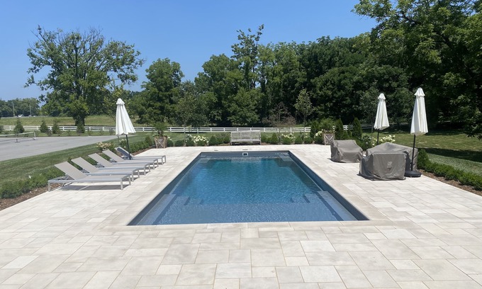 Glenview House | Lovely home with river views on 6 acres with pool and chipping green!
