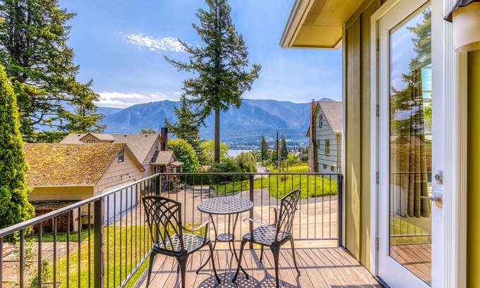 Stevenson House | Lovely house with river & mountain views, deck, grill, washer/dryer & wood stove