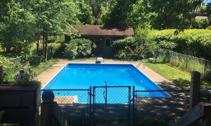 Trumansburg House | Lovely large home with pool and hot tub - great for families!