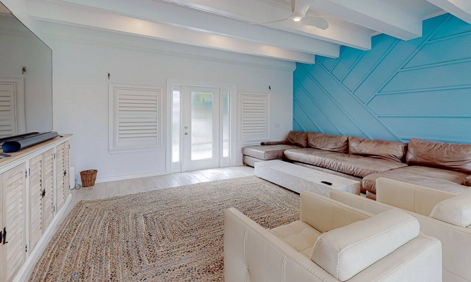 Ambersand Beach House | Lovely oceanfront dog-friendly home w/ beach access, central AC, & washer/dryer
