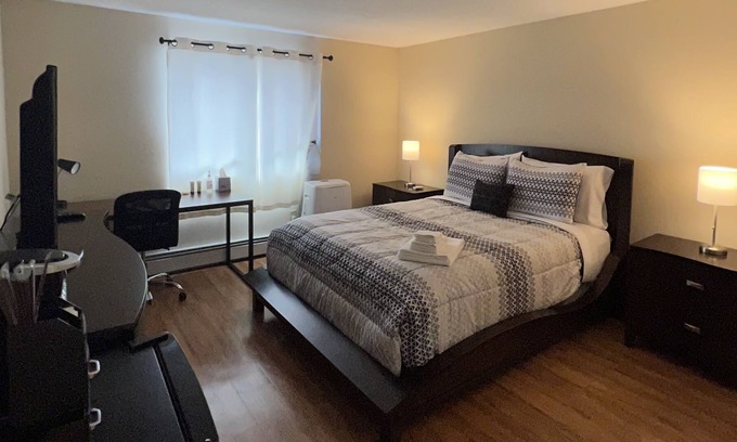 Marlborough Apartment | Lovely private bedroom with shared bathroom