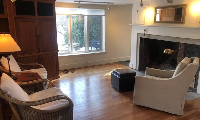 Amesbury House | lovely riverfront home with private dock/boathouse on the banks of the merrimack
