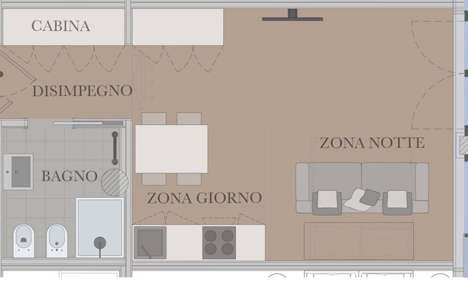 Almenno San Salvatore Apartment | Lovely studio apartment