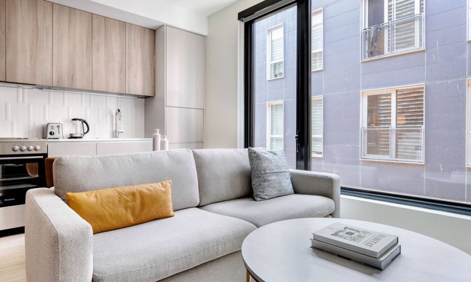 D Street - West Broadway Apartment | Lovely South Boston studio w/w/d, nr red line, by Blueground