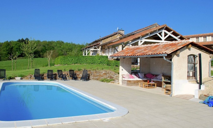 Roussines Cottage | Lovely spacious cottage on a fine estate with a heated pool.
