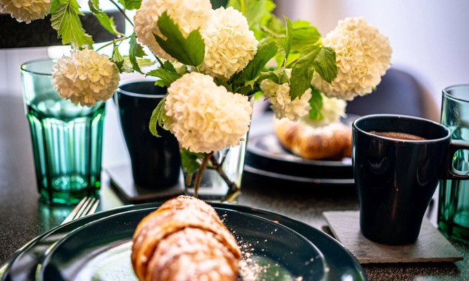 Zemgale Suburb Apartment | Lovely Studio with delicate touches to deliver the perfect Home Feeling