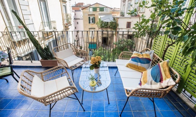 Chiaia Apartment | Lovely Terrace - Selene House Naples - Unique among many