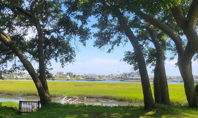 Ocean Isle Beach House | LOW FALL WINTER MONTHLY PRICING INQUIRE FOR PRICING Waterway House 2 BR/1 BA