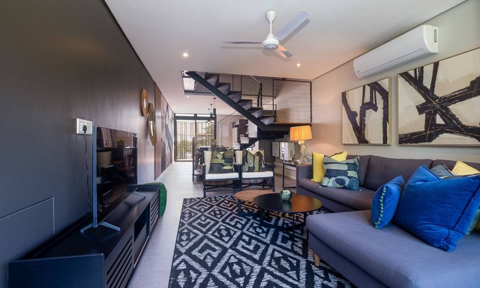 Salt Rock Apartment | Lush Coastal Condo in a forest estate in Sheffield Beach Durban, South Africa.