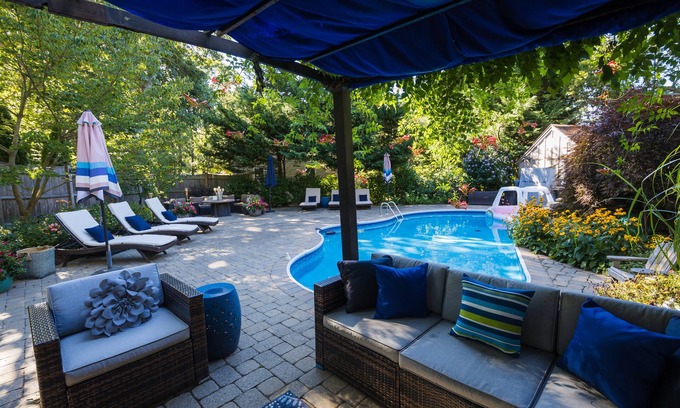 Eastham House | Lush gardens, in-ground pool, close to Coast Guard Beach