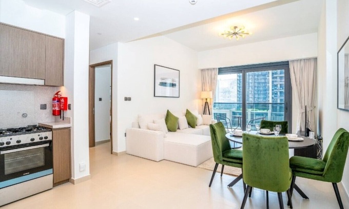 Al Sufouh 1 Apartment | Lux Apartment, ACT One, 7 Min to Burj Khalifa