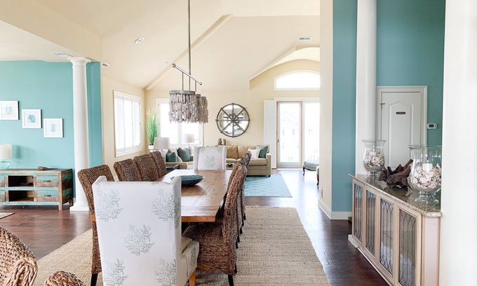 Bethany Beach House | Lux Bethany Beach House | Walking Distance to Ocean | Gated Community with Pool